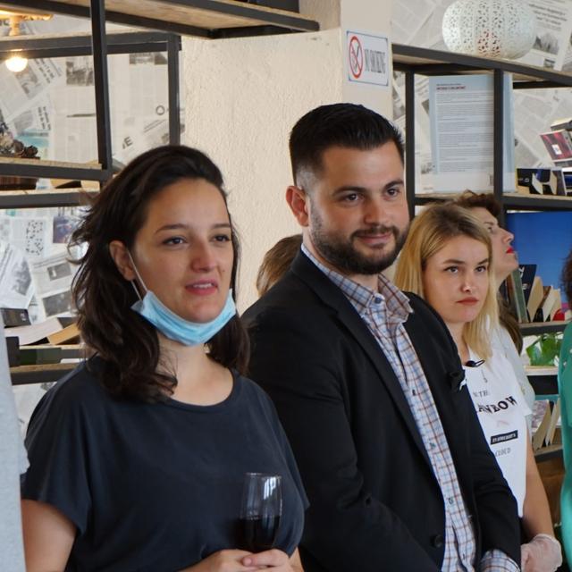 Inauguration of the H.A.N.A Youth Center in Lezha, "Chamber of Friends"