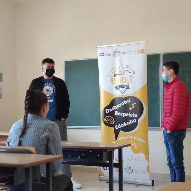 Power & Relationships" - The next topic addressed in the club "Be a Man"