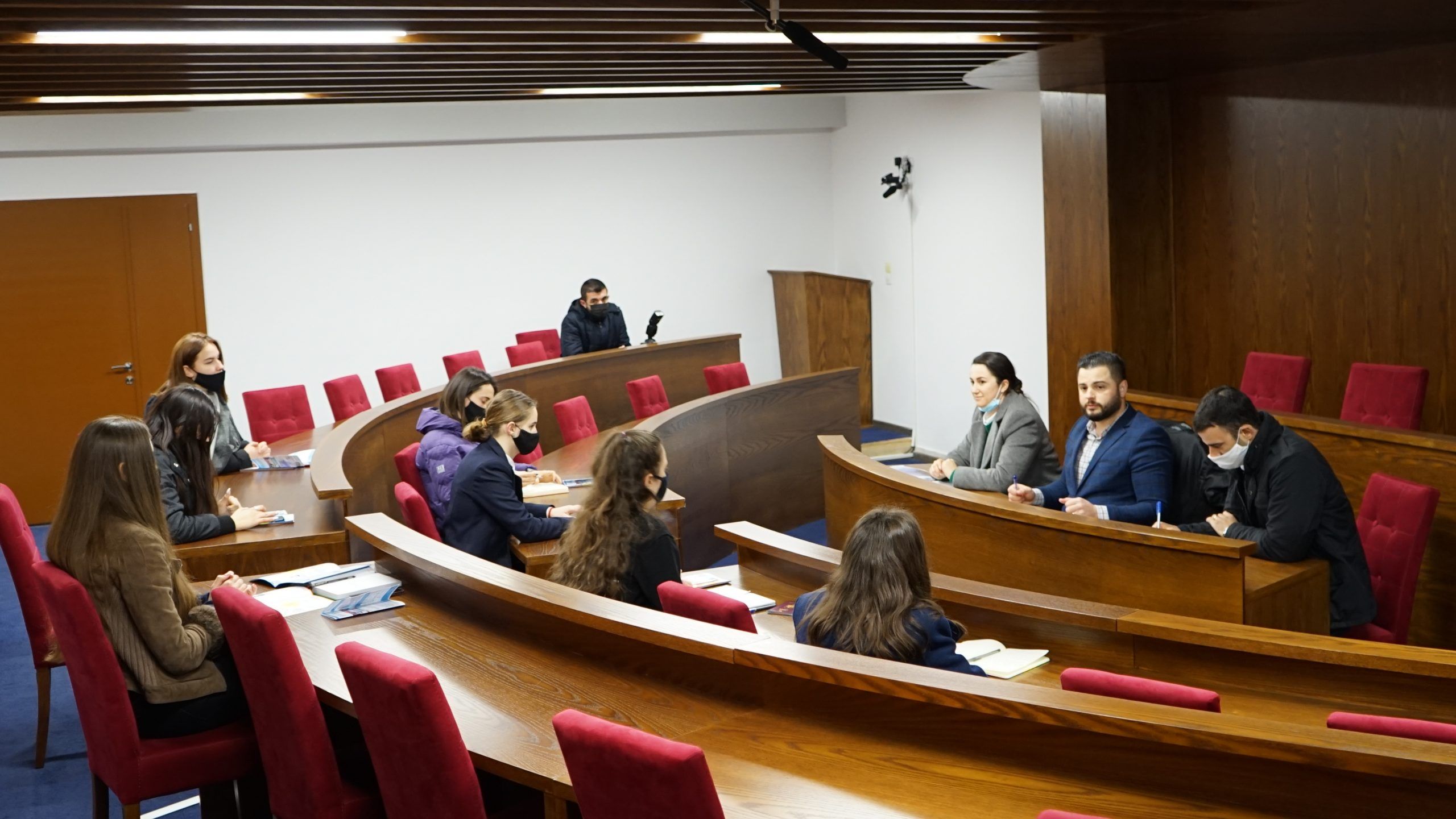 Visit to the Municipality of Lezha - Winter School "Introduction to Politics & European Integration"