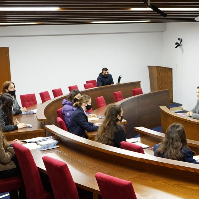 Visit to the Municipality of Lezha - Winter School "Introduction to Politics & European Integration"