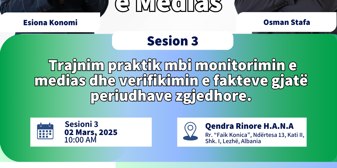 Call for participants for the 3rd training session ” Disinformation and Misinformation in Elections! “- Seecheck – Youth for Truth Program