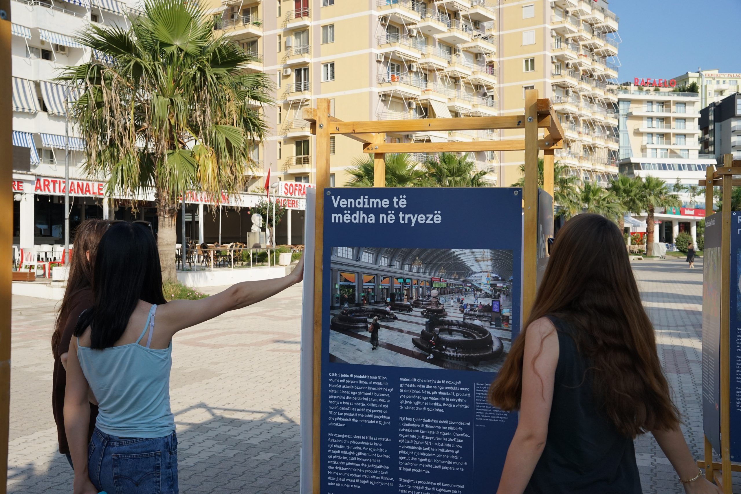 "Re:Waste - How Sweden is rethinking resources." – 2nd Edition | Re:waste on Tour || Shëngjin, at "Willson" Promenade