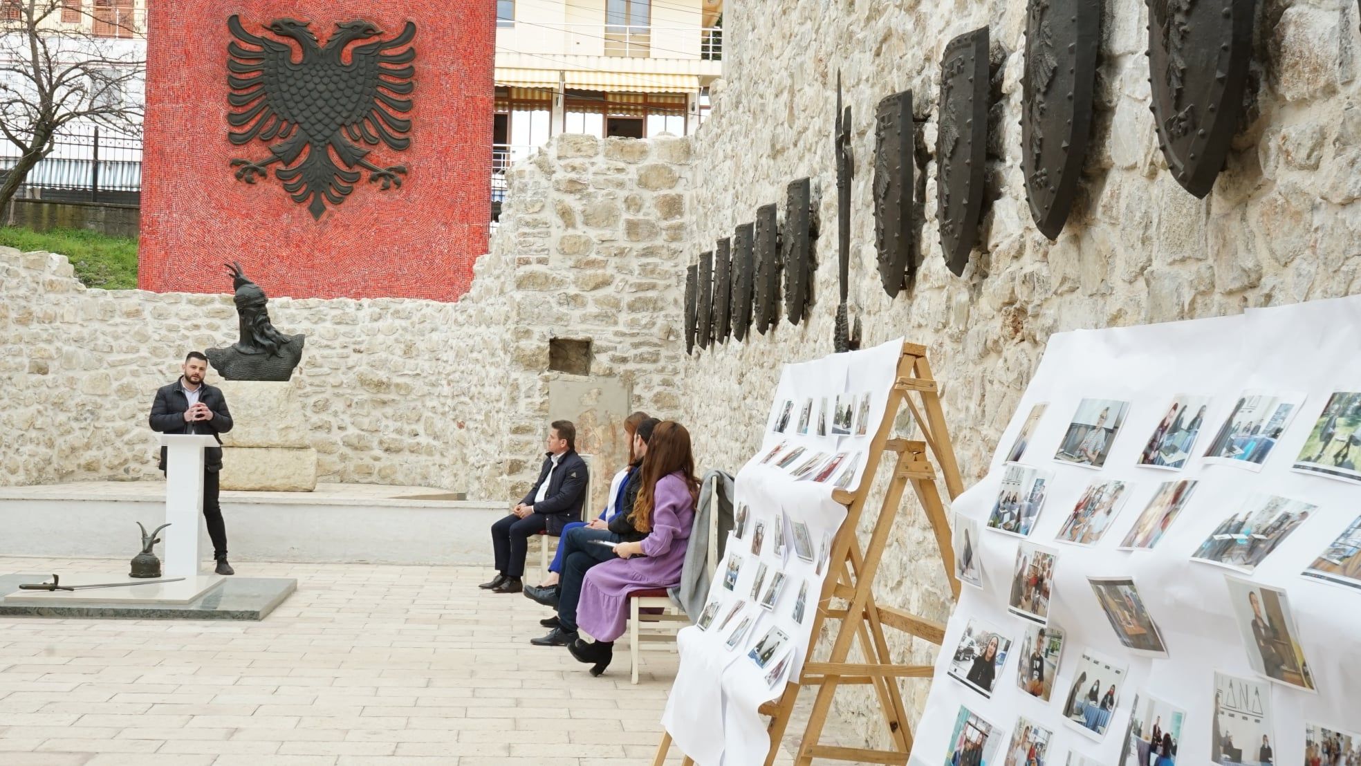 Certification ceremony for youth participating in the 5-month course ''Storytelling and Multimedia''