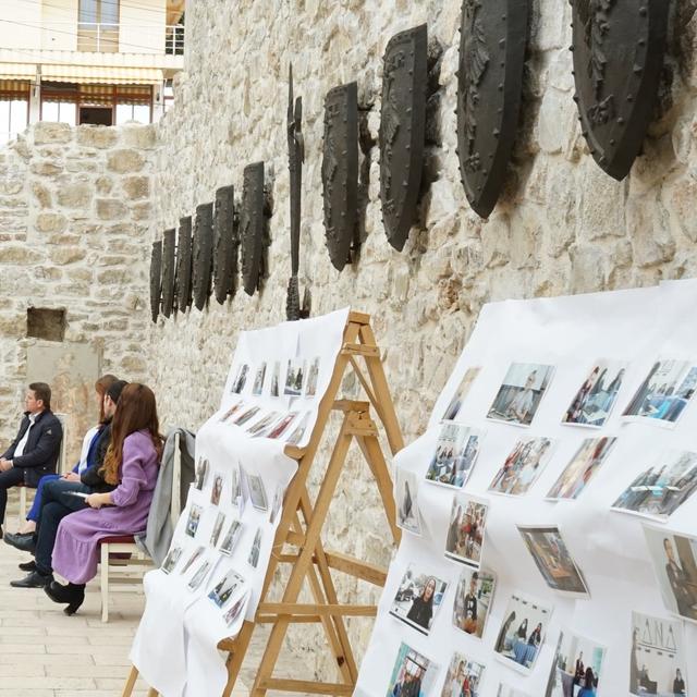 Certification ceremony for youth participating in the 5-month course ''Storytelling and Multimedia''