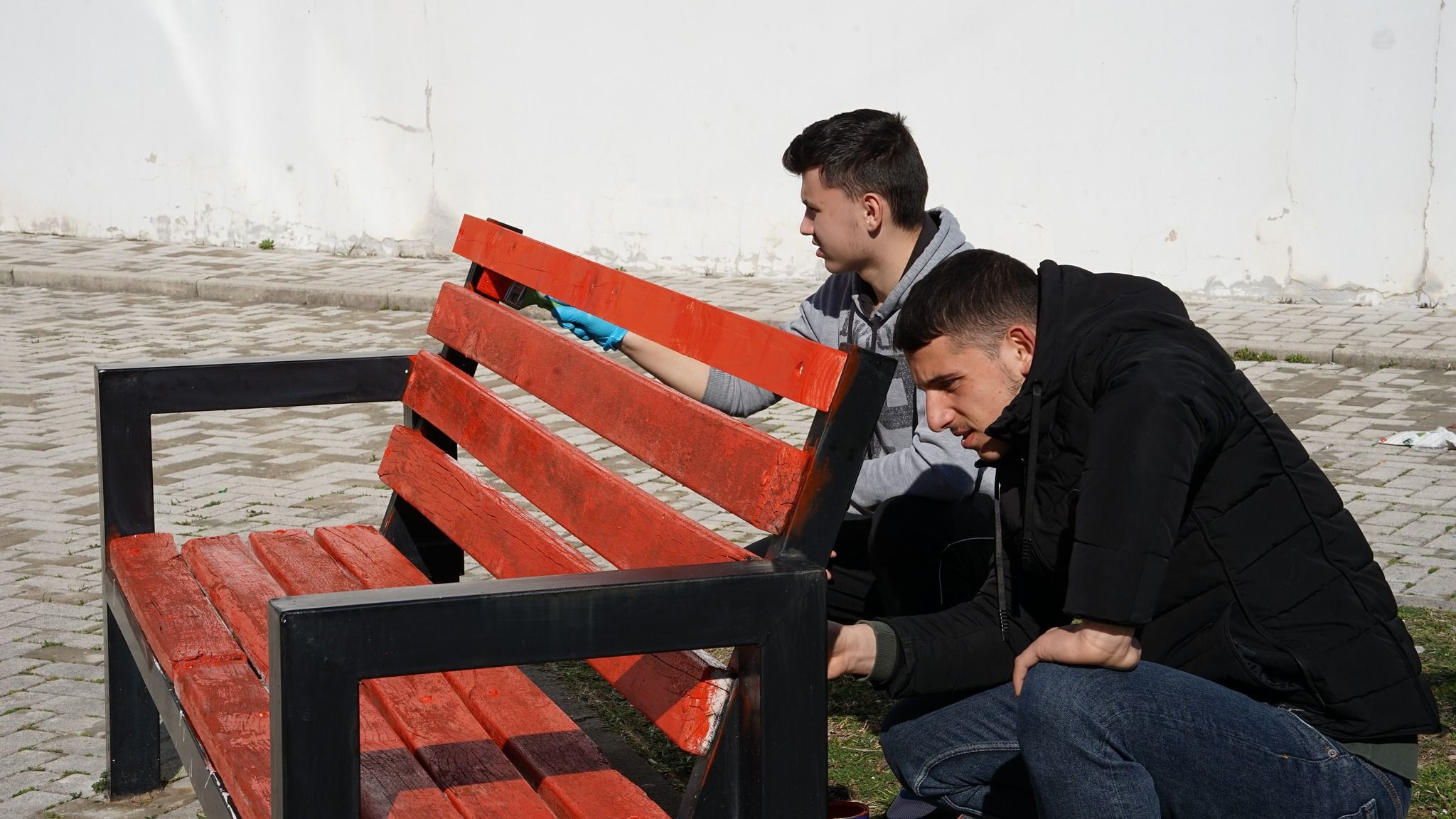 Community Service Hours (I)| Rearange of the school yard
