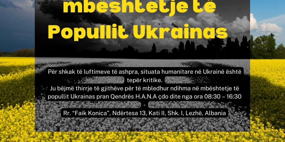 Donation in support of the Ukrainian people| Every day at H.A.N.A centre