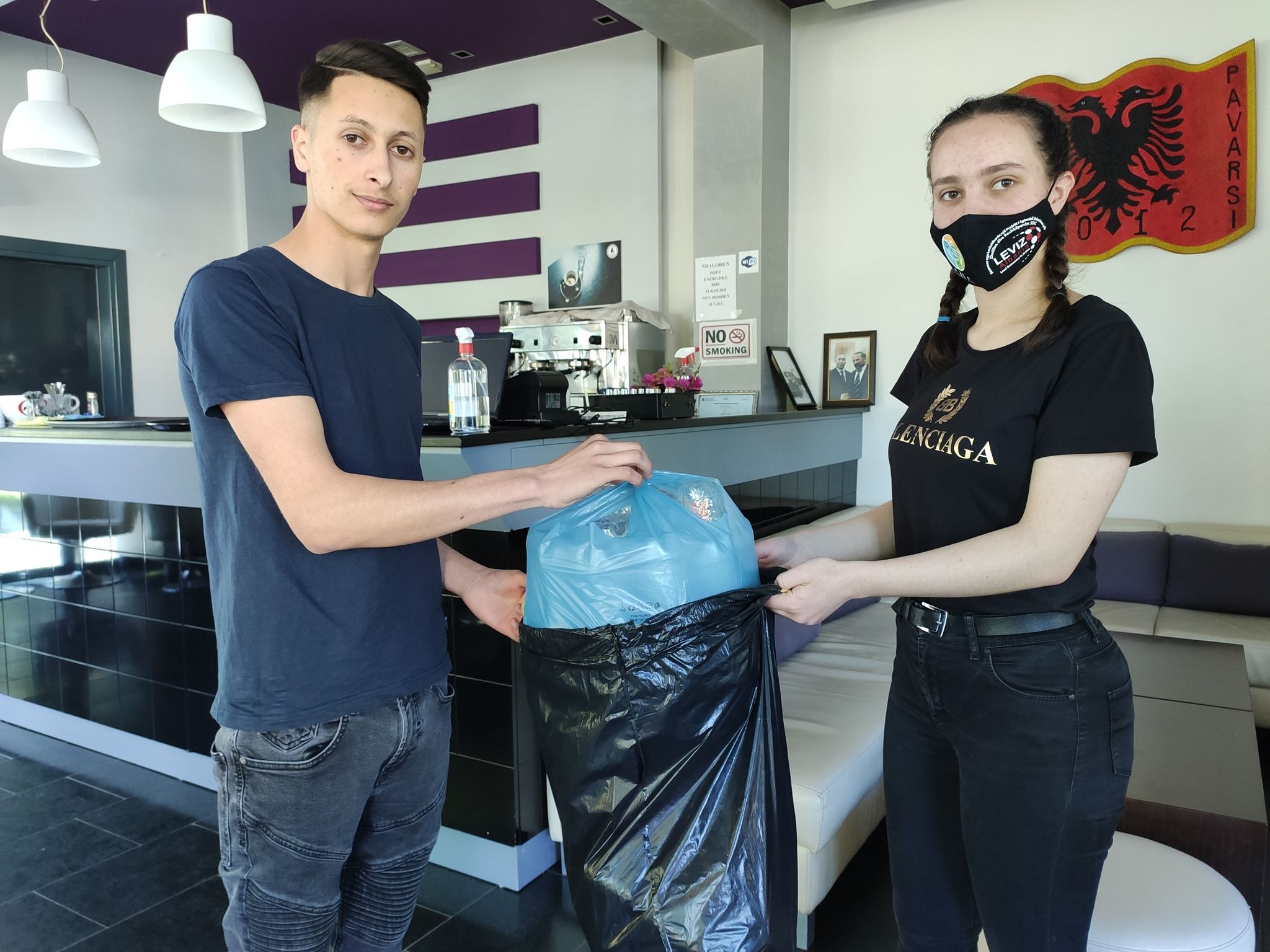 Transformation and cleaning of the Stadium "Besëlidhja"