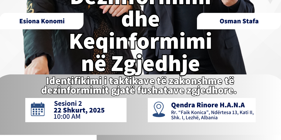 Call for participants for 2nd training session ” Disinformation and Misinformation in Elections! “- Seecheck – Youth for Truth Program