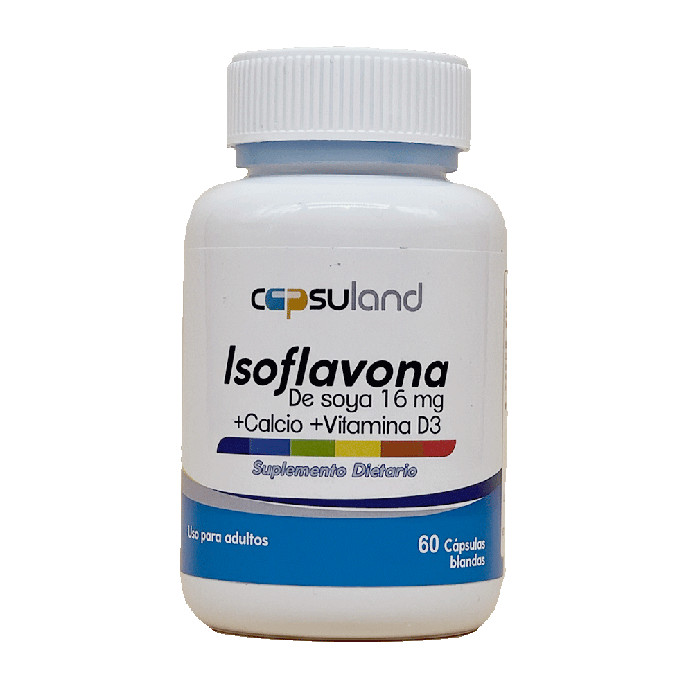 ISOFLAVONA DE SOYA 16 mg + CALCIO + VITAMINA D3 miniatura 2