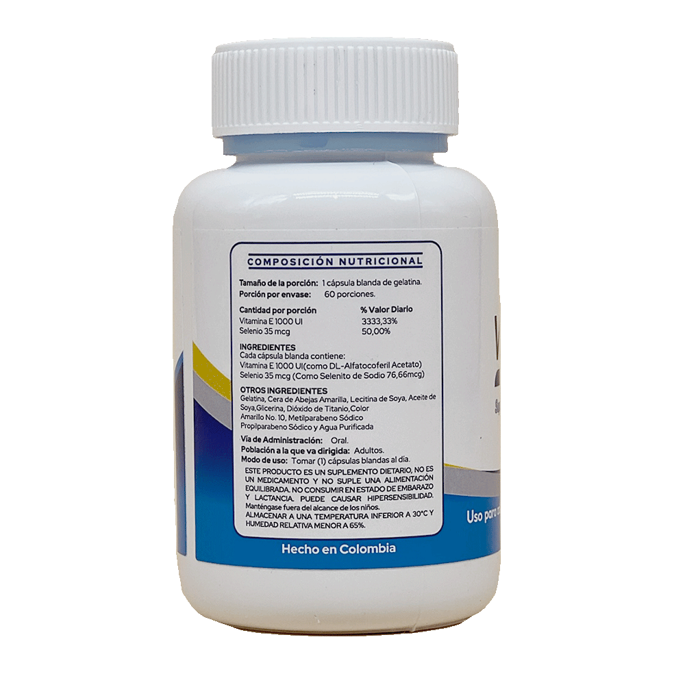 VITAMINA E 1000 UI + SELENIO 35 mcg miniatura 4