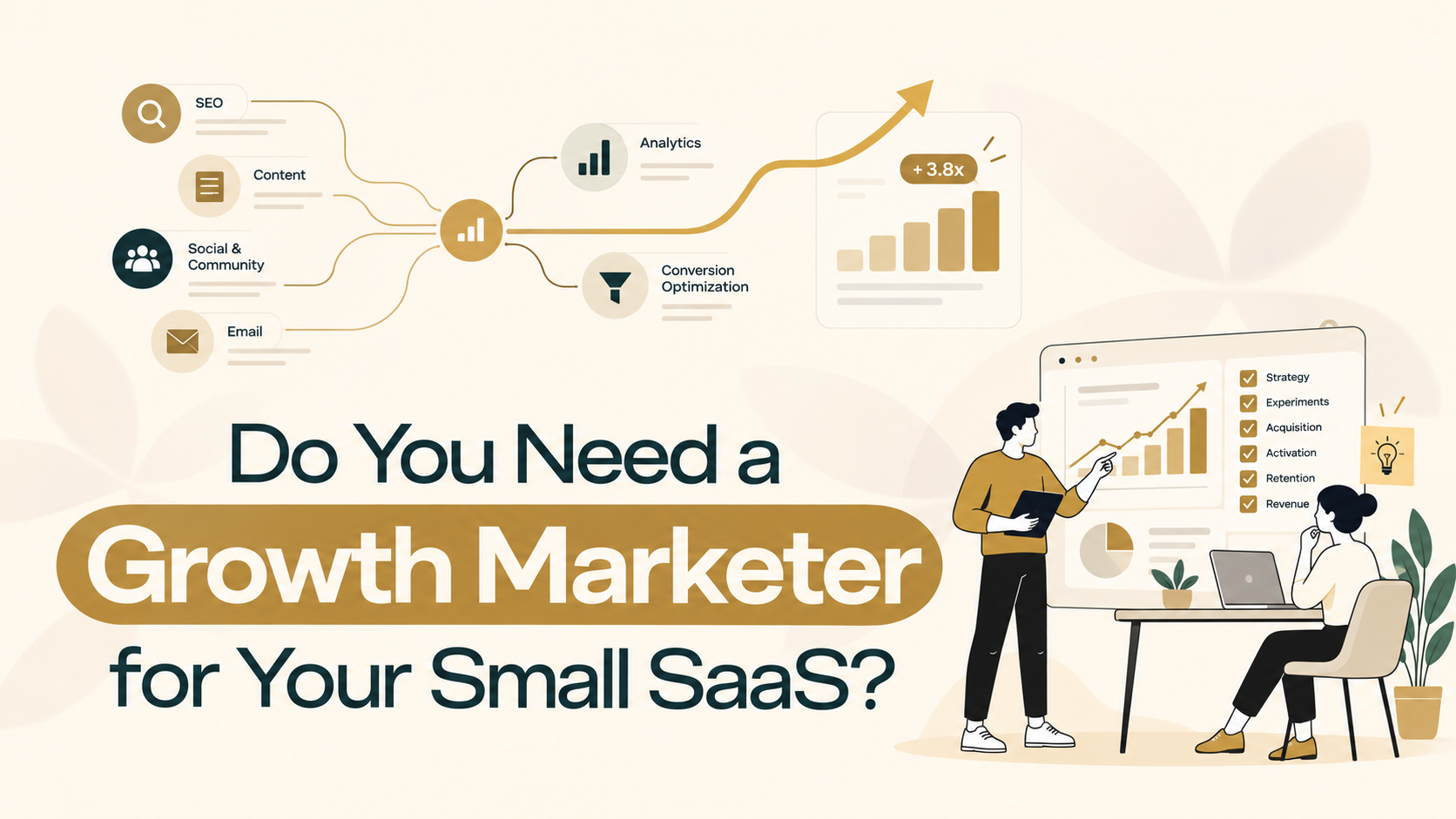 growth marketer for small SaaS