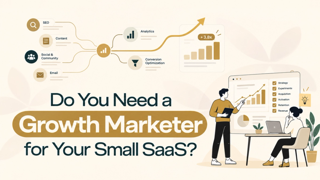 growth marketer for small SaaS