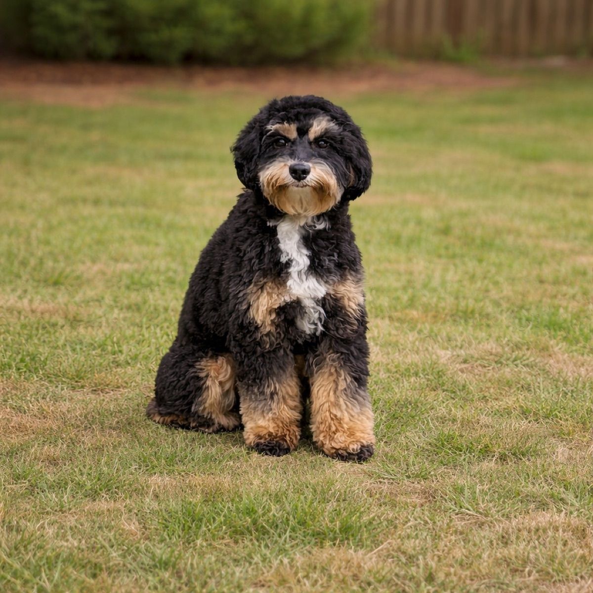 Fairytale Lane Moose on the Loose — black and tan phantom — Australian Labradoodle
