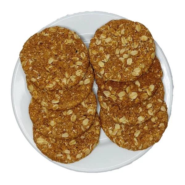 Freshly baked biscuits cooling in a bowl
