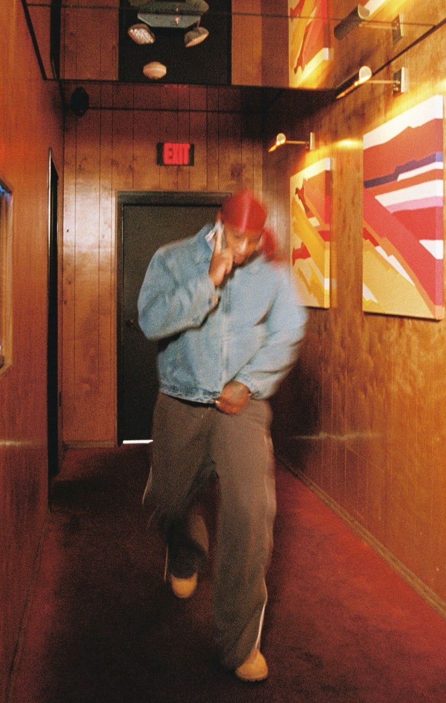 Denim Mechanic Jacket + Break Away Track Pants