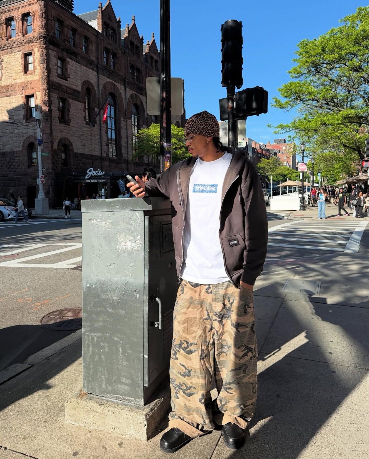 Essential Super Heavyweight Zip Hoodie + Paisley Tee