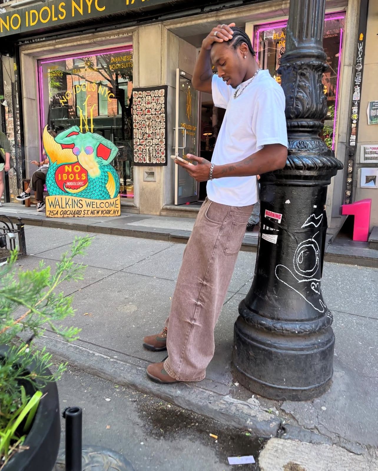 7.5oz Max Heavyweight Cropped Tee - Standard + Balloon Denim