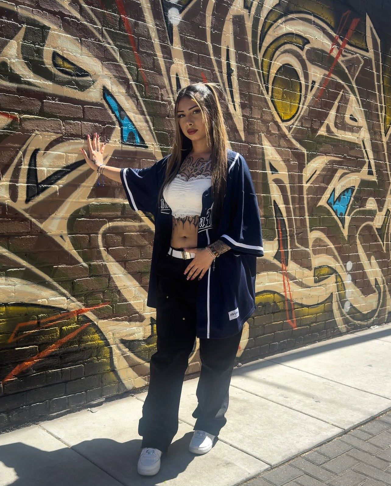 Baseball Jersey Hoodie + Double Knee Work Pants