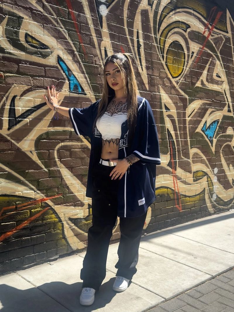 Baseball Jersey Hoodie + Double Knee Work Pants