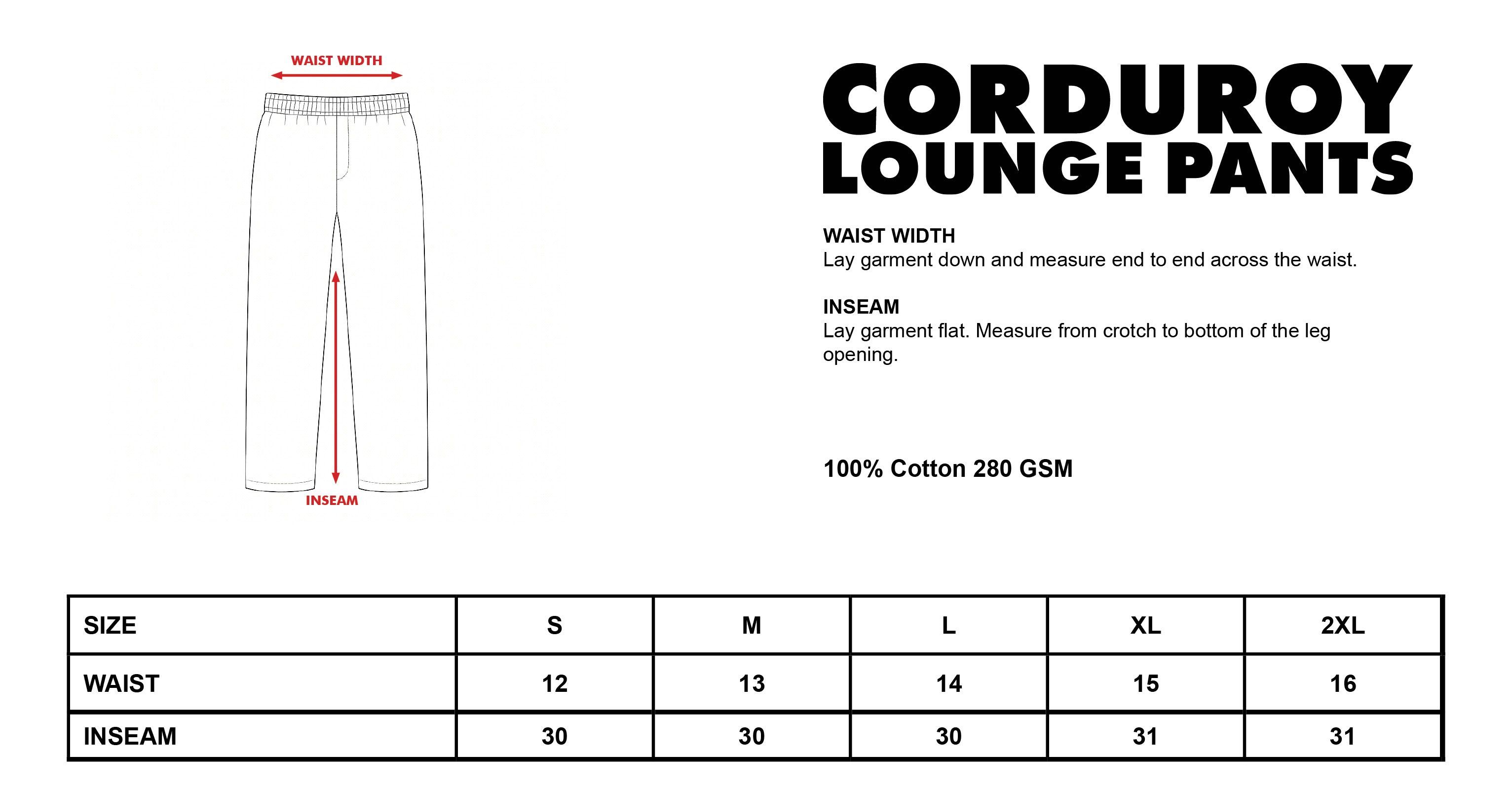 Corduroy Lounge Pants | Shaka Wear
