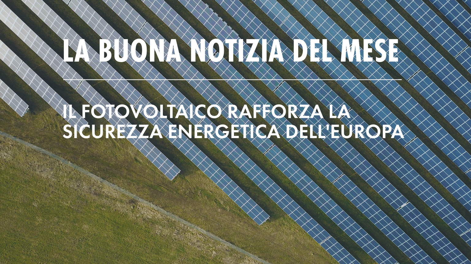 fotovoltaico e sicurezza energetica