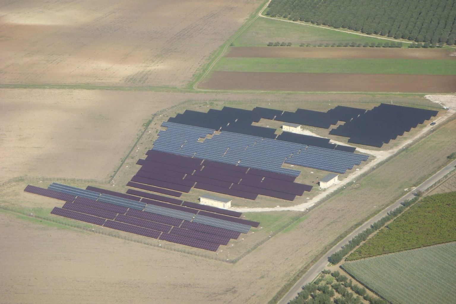 impianto fotovoltaico a terra Mandorlo