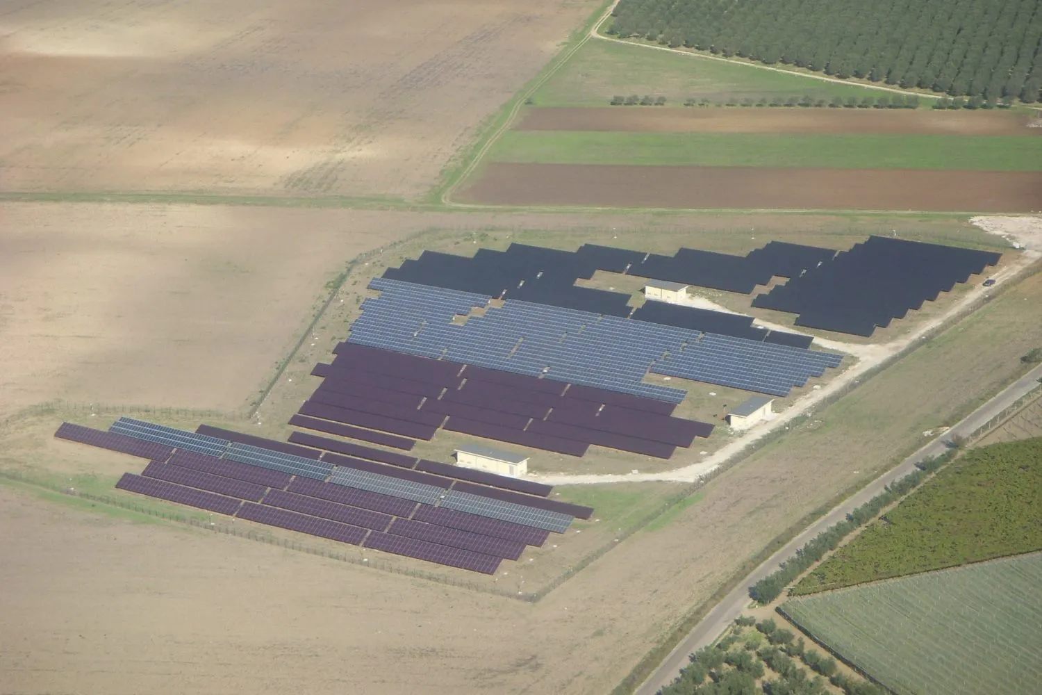 impianto fotovoltaico a terra Mandorlo