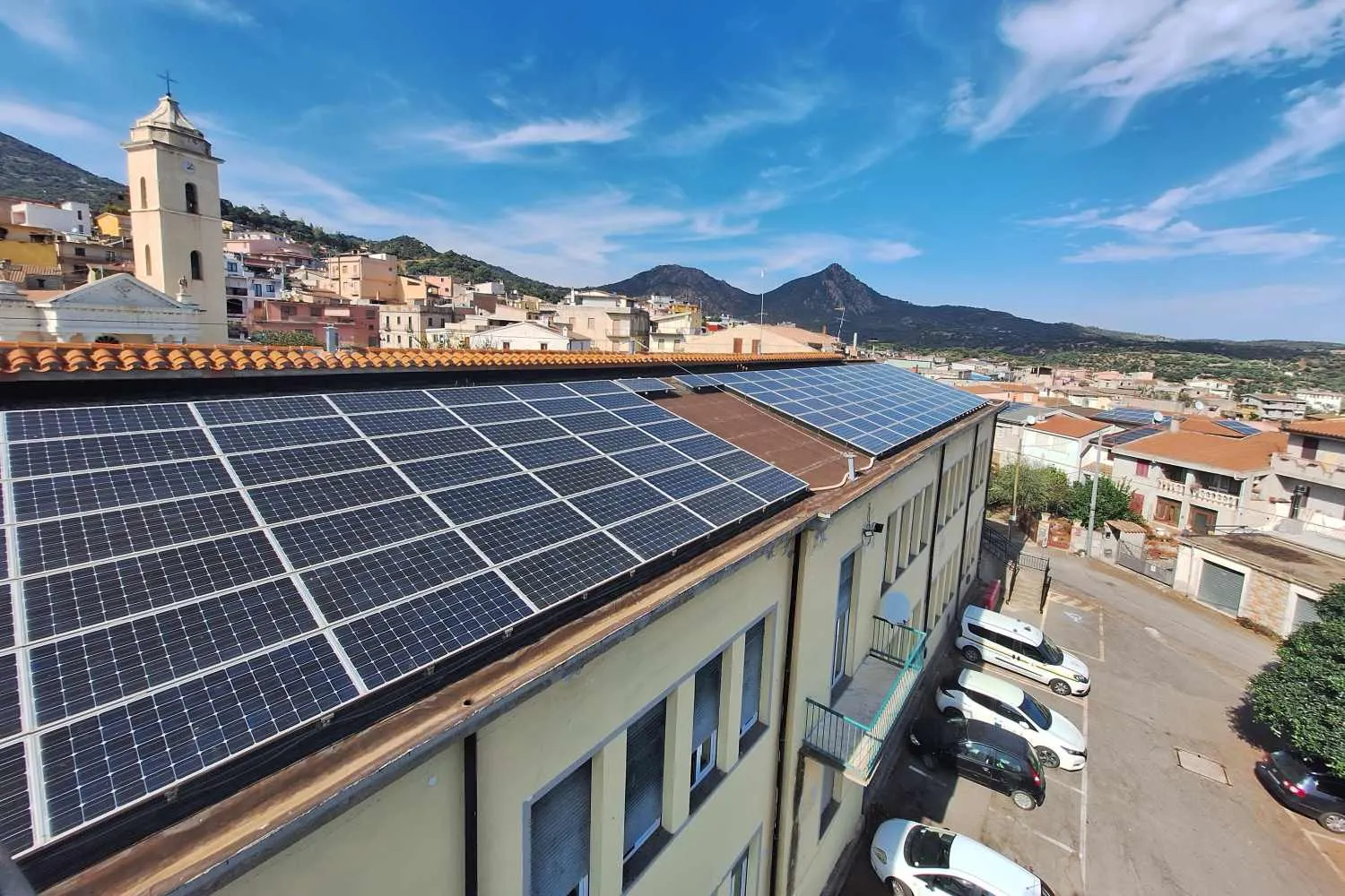 impianto fotovoltaico sul tetto del comune di Loceri