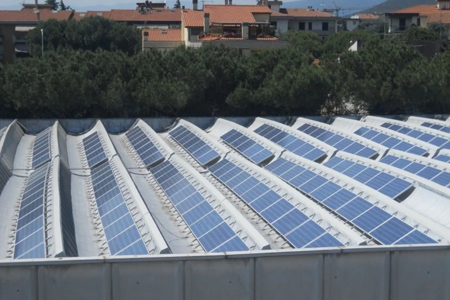 impianto su tetto capannone