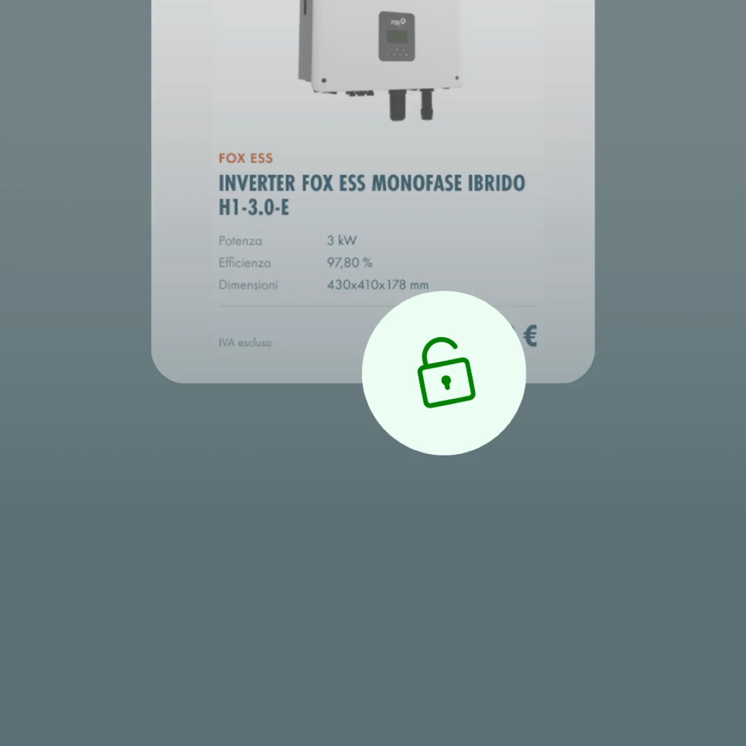slide con i prezzi dell'ecommerce Enerpoint non visibili
