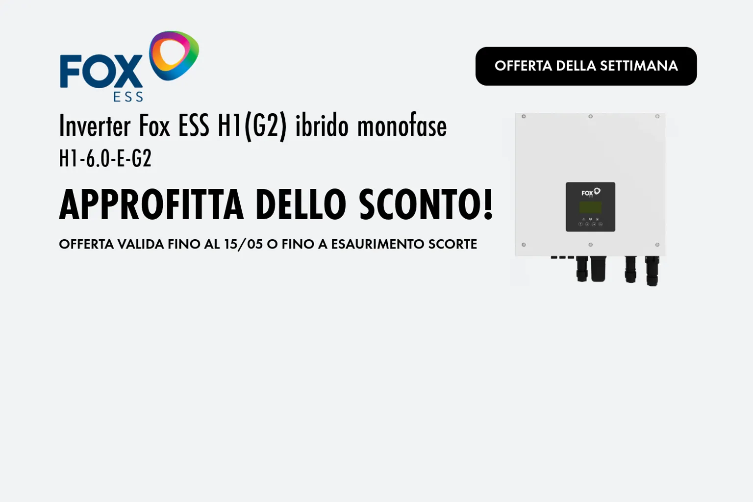 sconto enerpoint inverter fox 6kW