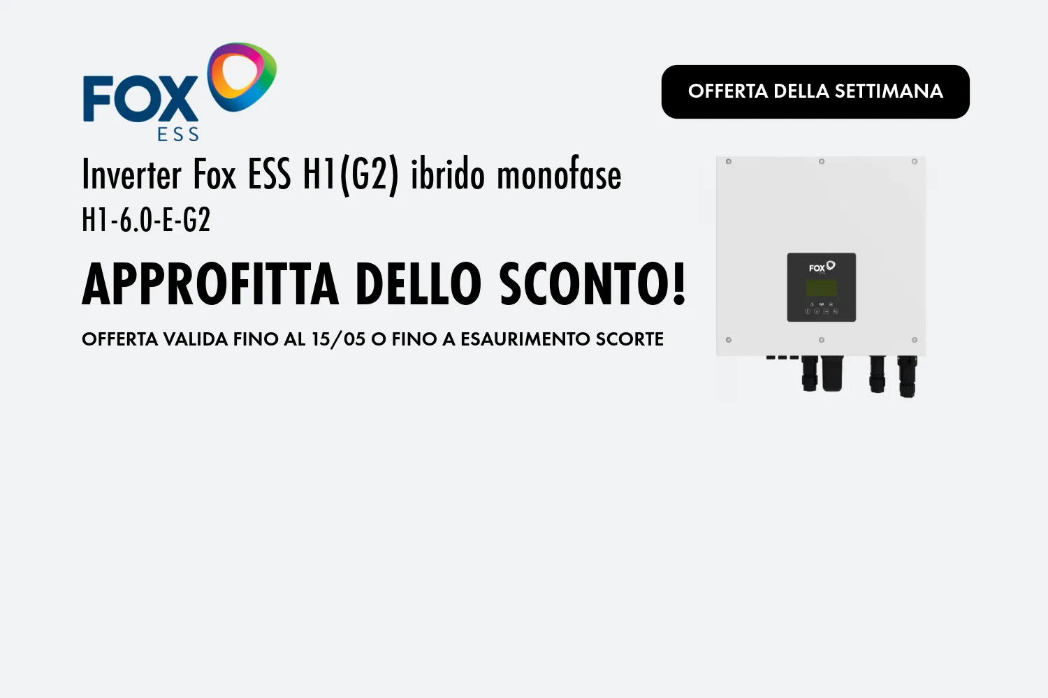 sconto enerpoint inverter fox 6kW
