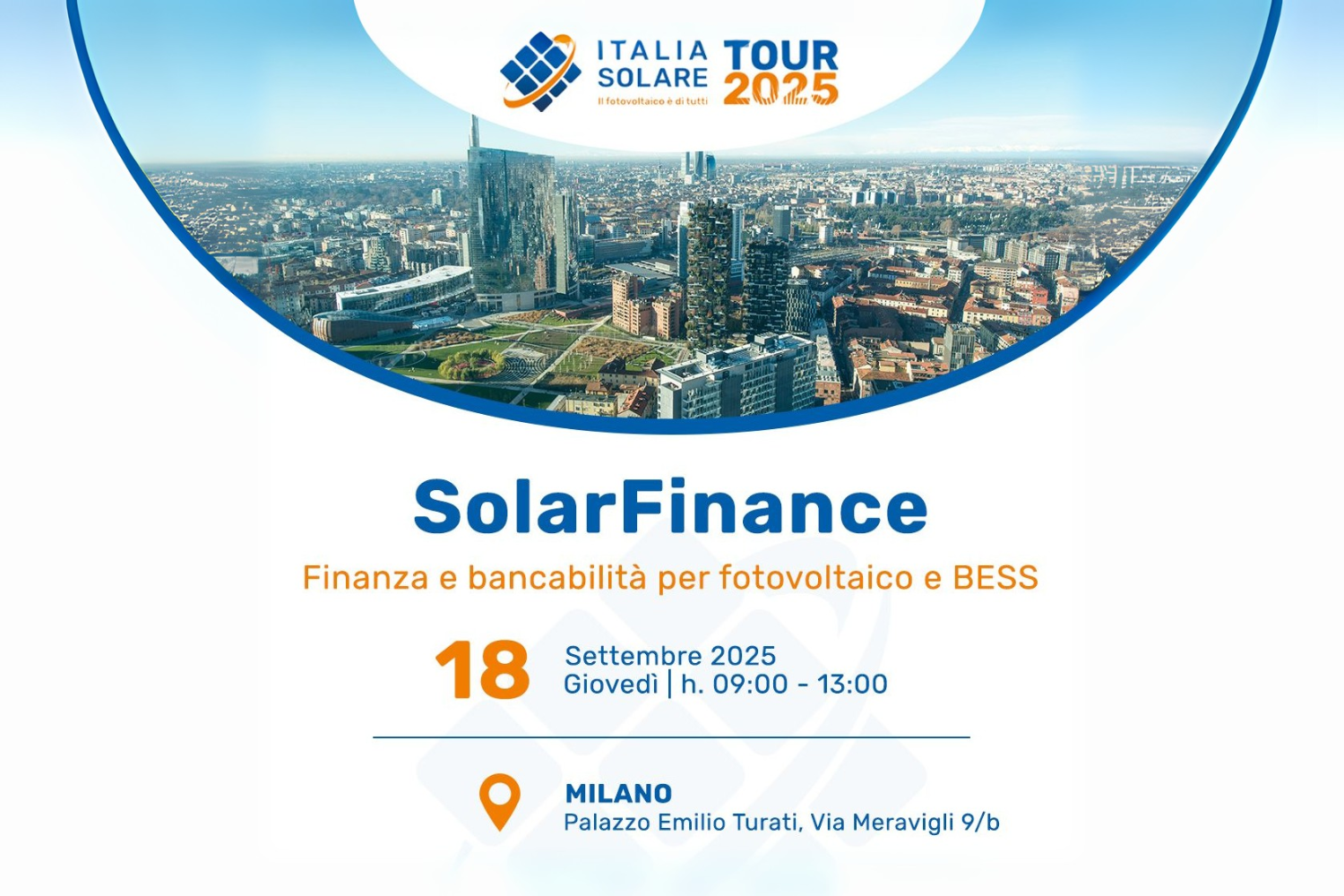 Locandina Solar Finance 18 settembre