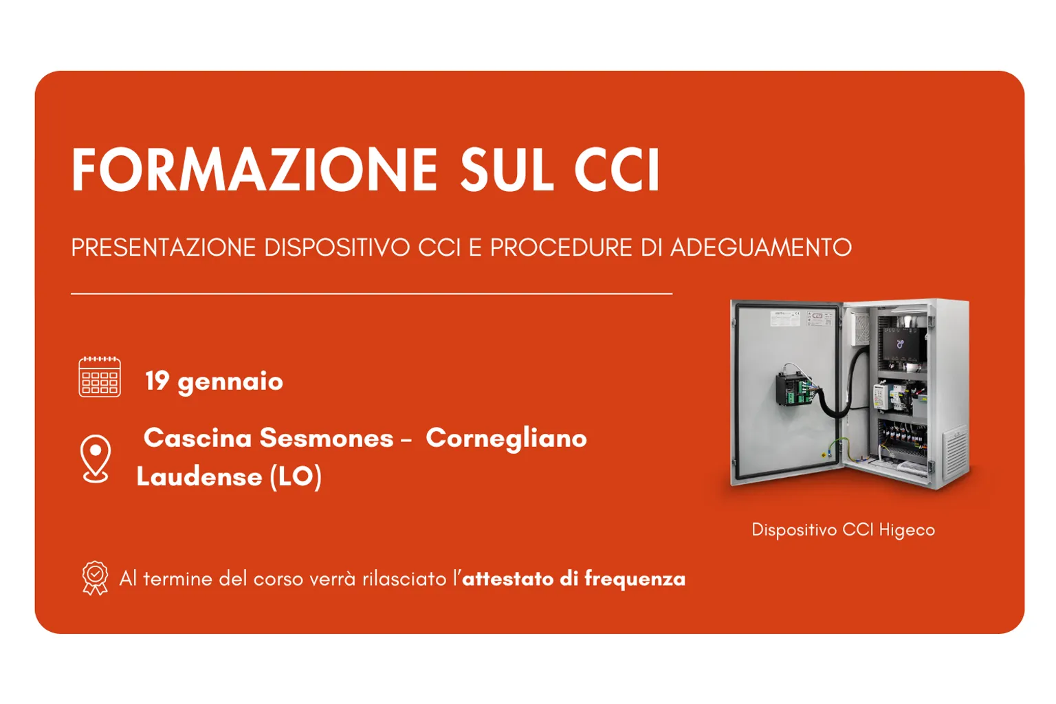 formazione sul cci