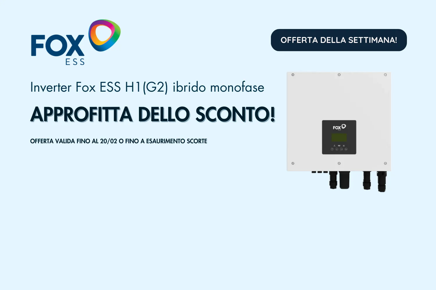 promo inverter Fox Ess H1