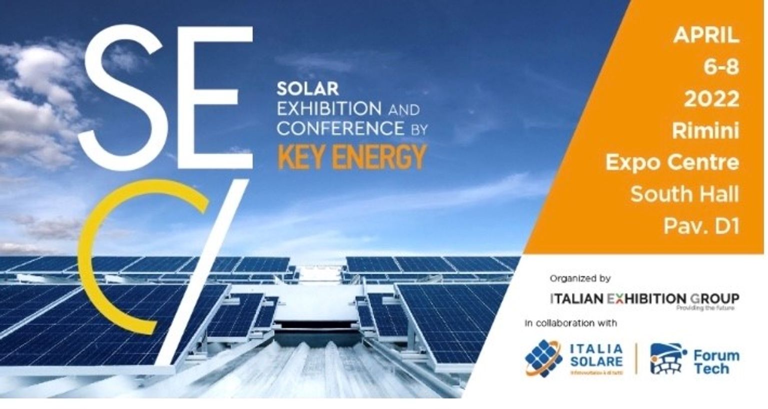 locandina Solar Exhibition and Conference by KEY Energy 2022