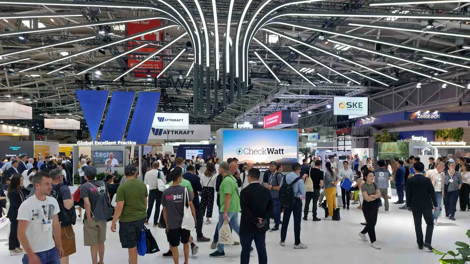 Padiglione centrale dell'Intersolar di Monaco 2024