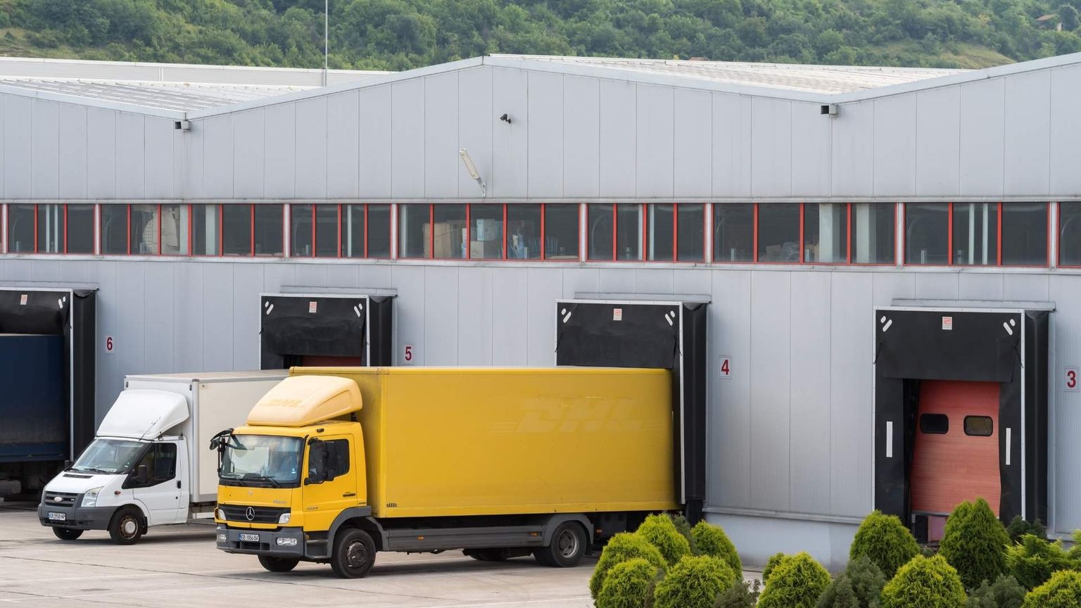 magazzino di supporto nella distribuzione