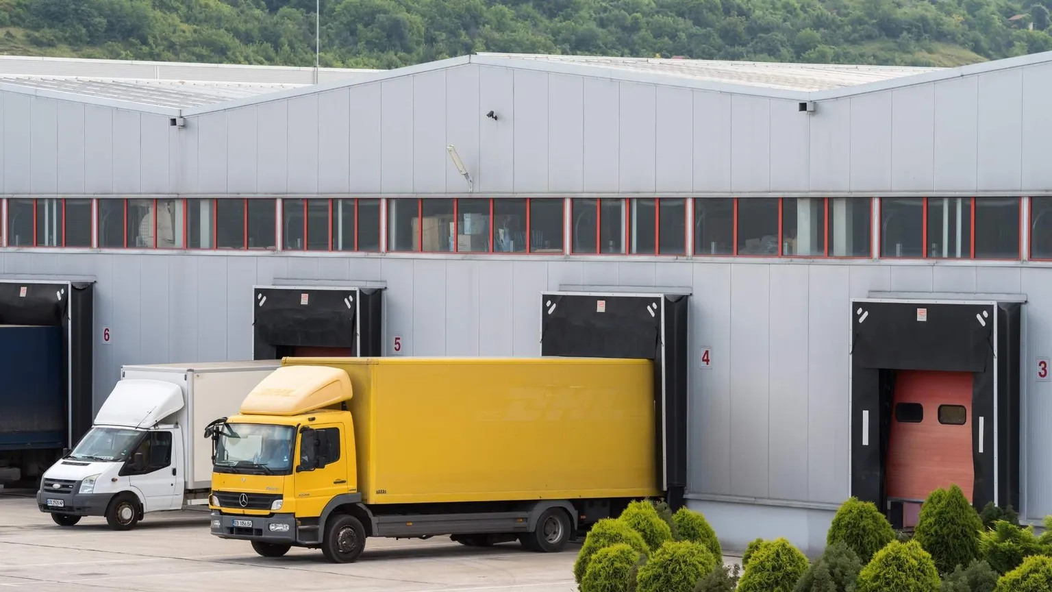 magazzino di supporto nella distribuzione