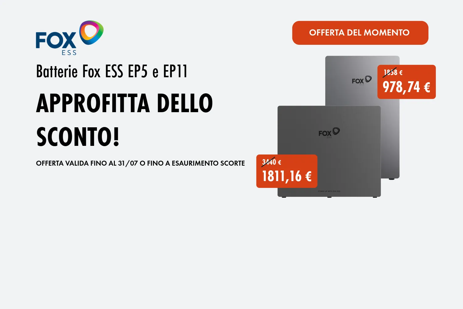 promo batterie Fox Ess