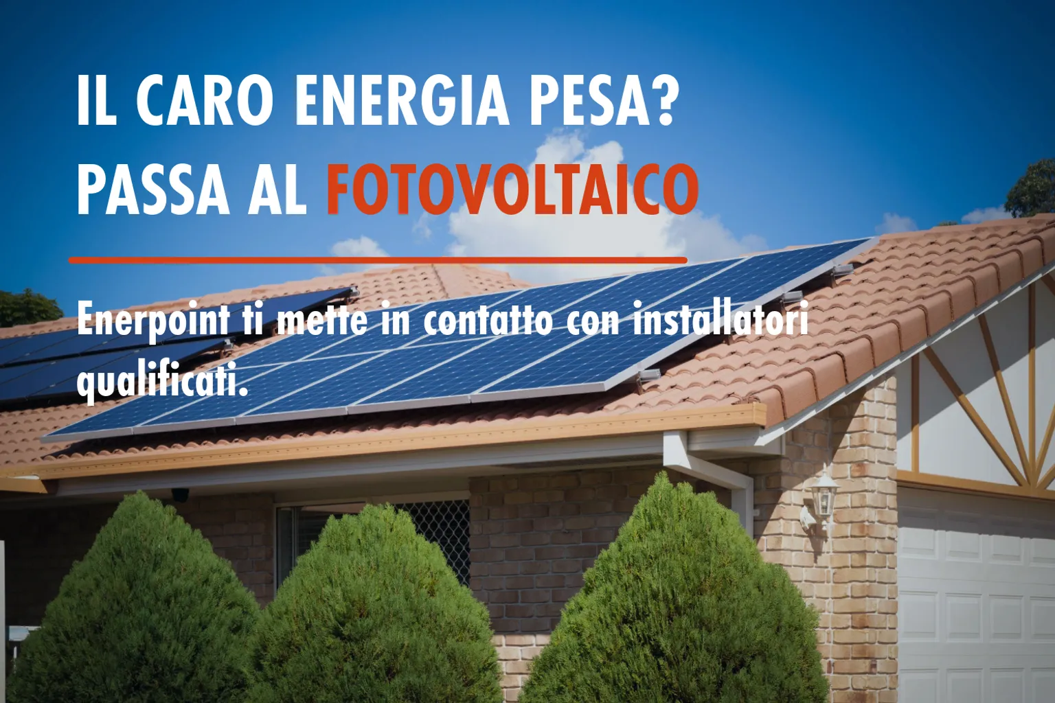 Stop al caro bollette con il fotovoltaico 