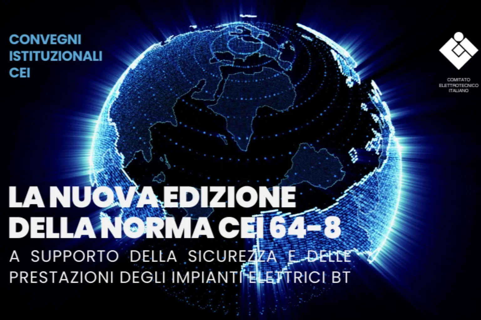 card convegno CEI sulla norma 64-8