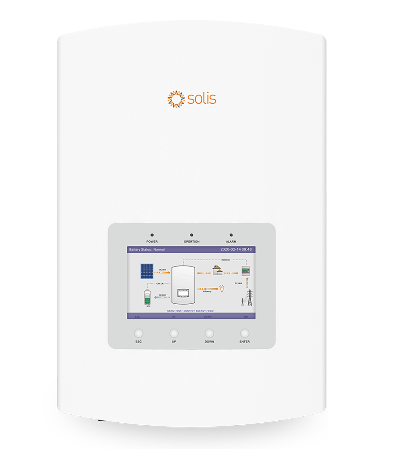 Solis S5-EH1P monofase ibrido fronte
