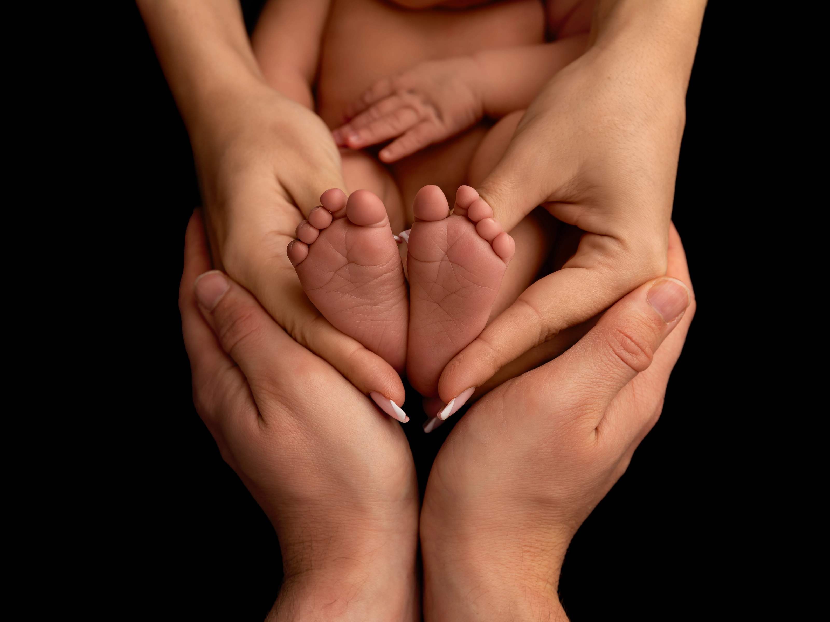 Instant de tendresse — séance photo nouveau-né
