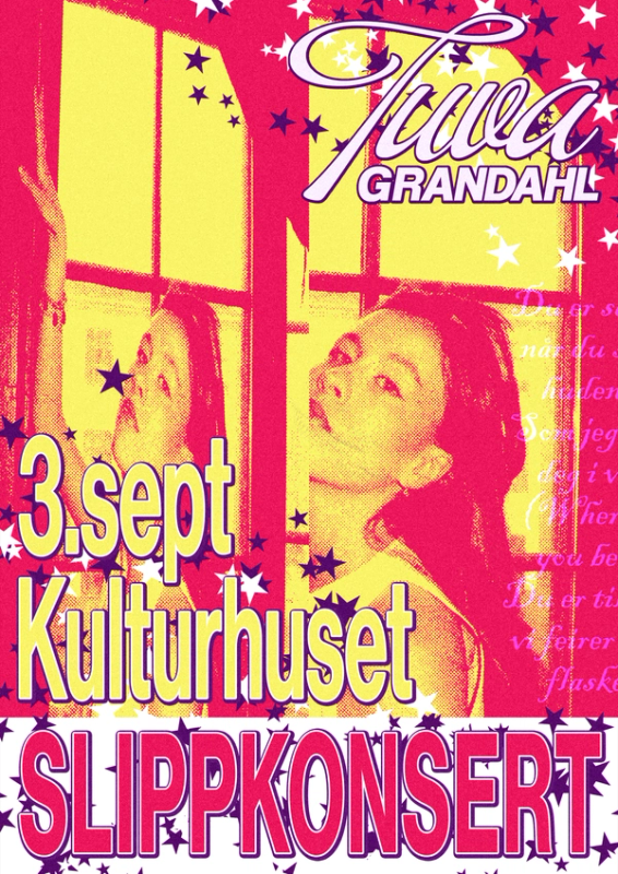 Plakat: Slippkonsert Solskinn/Solstikk