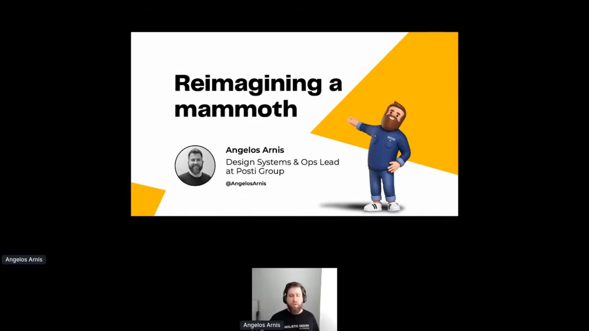 A screenshot from my talk