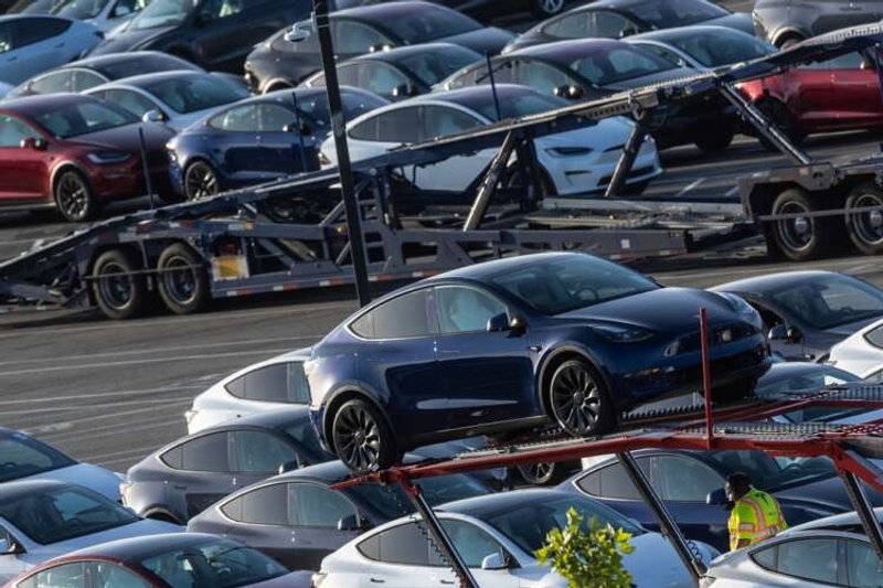 Image for Tesla misses delivery estimates as factory upgrades curb production