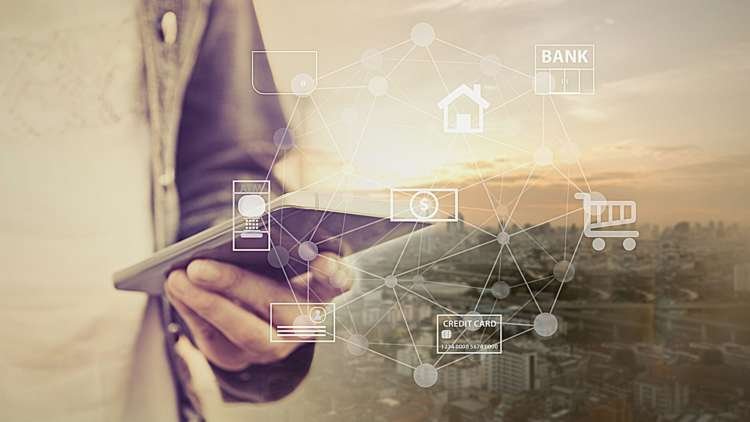 Illustration of mobile banking apps showcasing fintech innovation and user experience - Global Banking & Finance Review