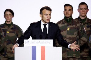Image for As Trump is sworn in, Macron warns Europe it can't depend only on US weapons