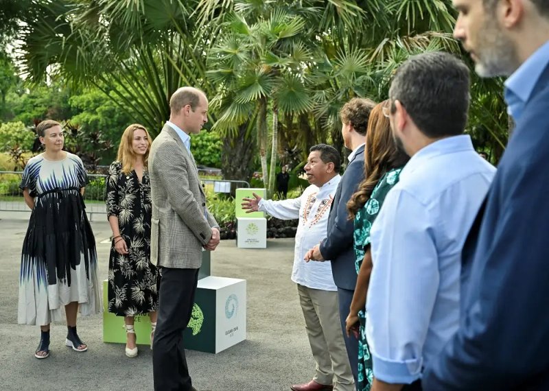 Image for Britain’s Prince visits Singapore for Earthshot environmental prize